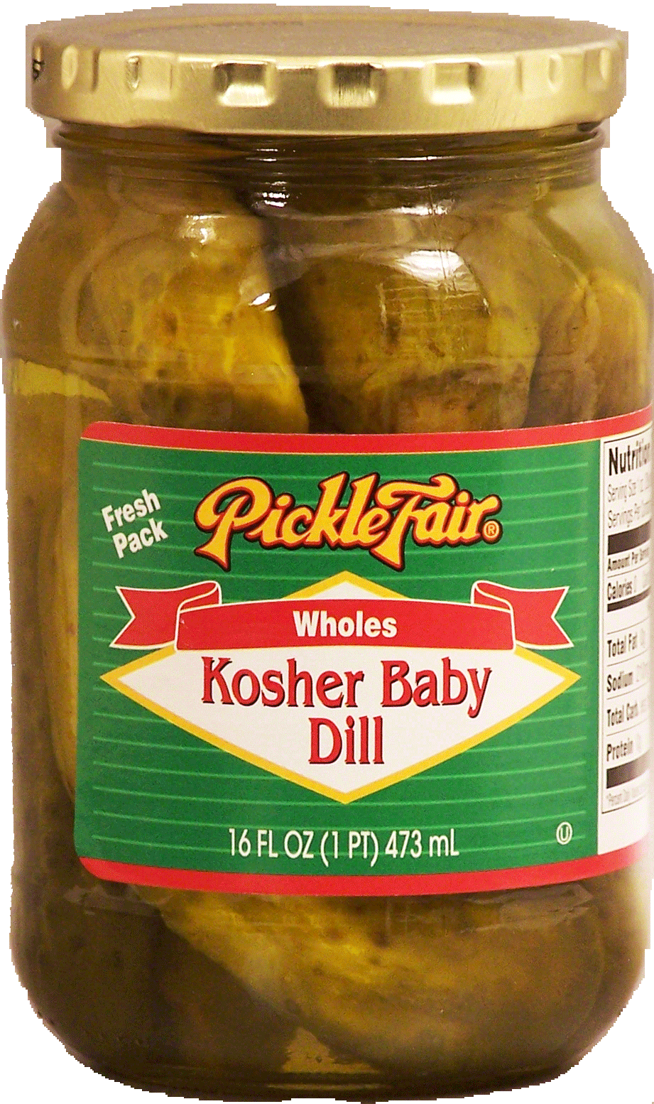 Pickle Fair kosher baby dill pickles, fresh pack Full-Size Picture